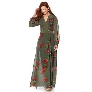 Sheryl Crow Floral Print Maxi Dress HSN